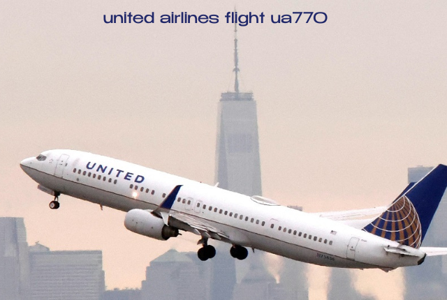 united airlines flight ua770